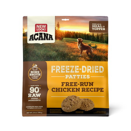 Freeze dried dog food patties online